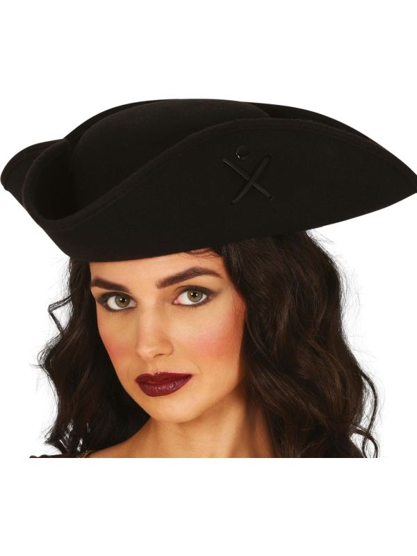 Zwarte Piratenhoed Dames