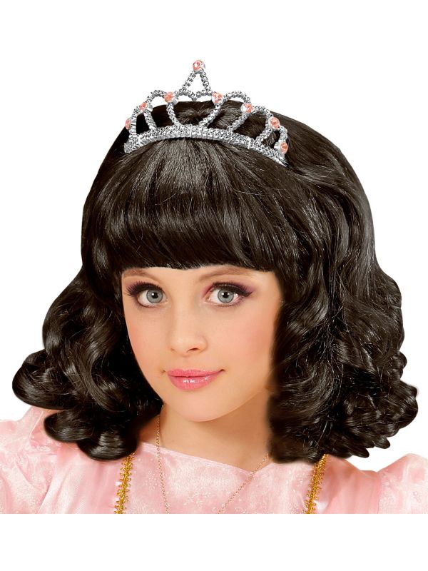 Zwarte Prinses Pruik