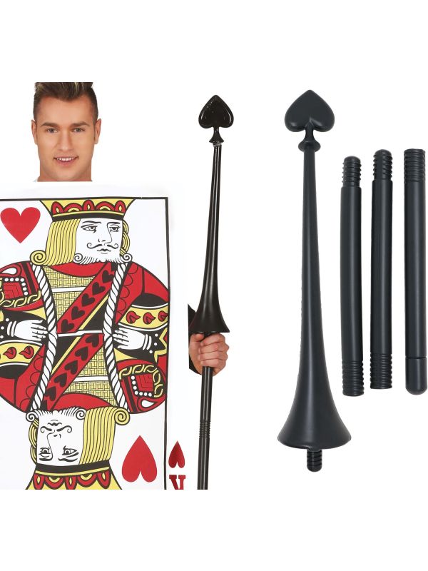 Zwarte Schoppenlans Alice In Wonderland