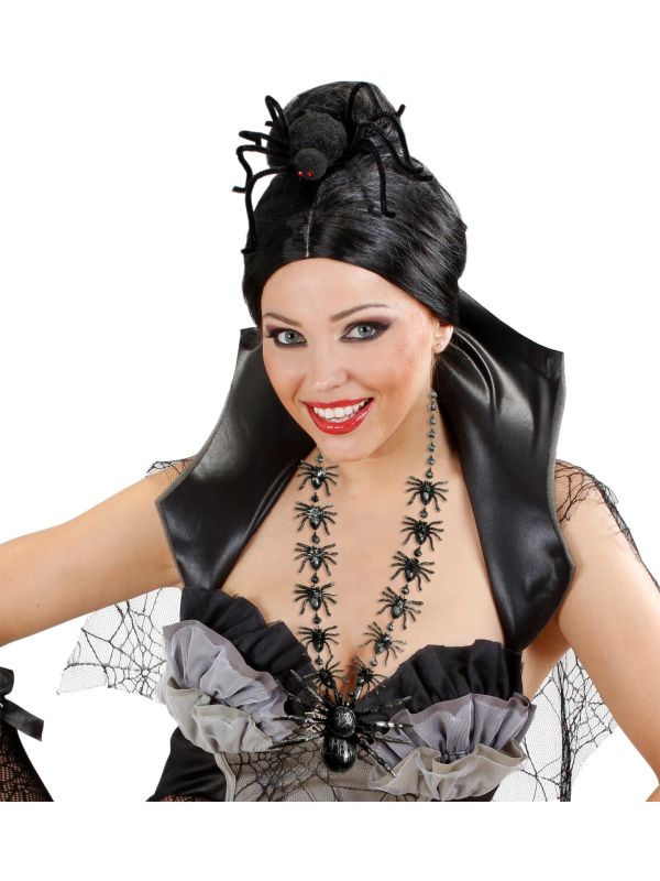 Zwarte Spinnen Ketting