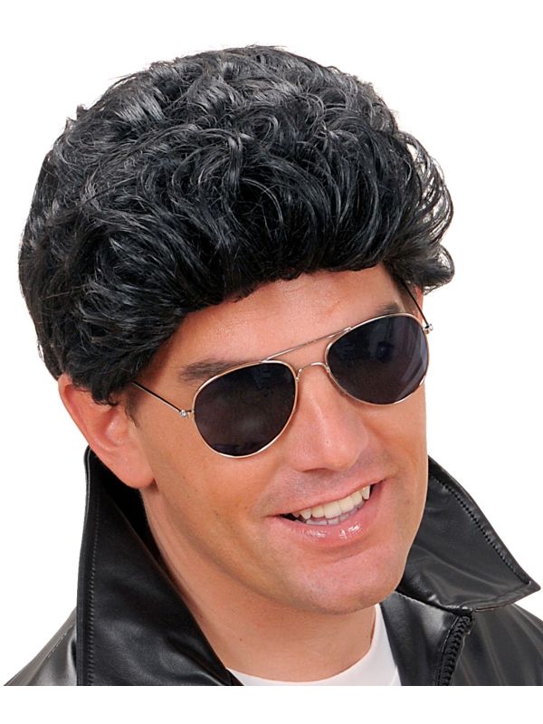 Zwarte Stoere Pruik