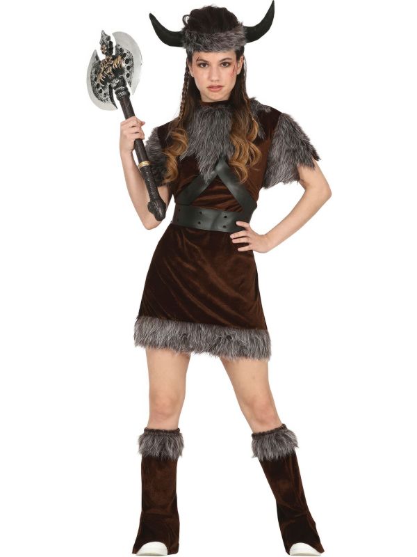 Zwarte Stoere Viking Meisjes 14-16 Jaar