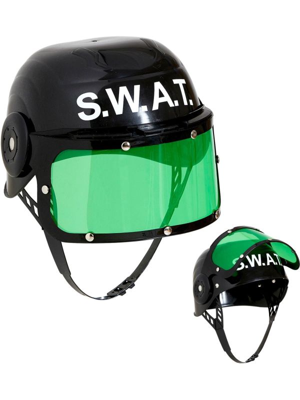 Zwarte Swat Helm
