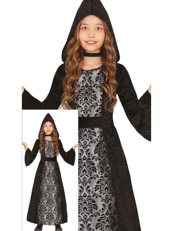 Zwarte Vampier Jurk Meisjes
