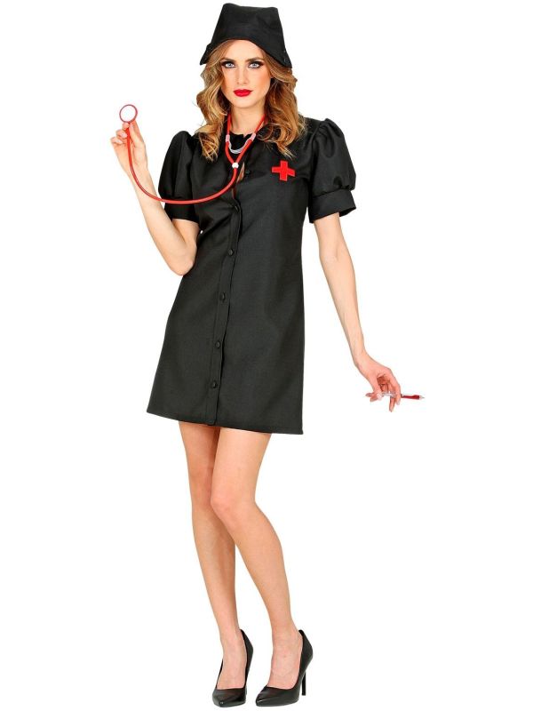 Zwarte Verpleegster Jurkje Dames
