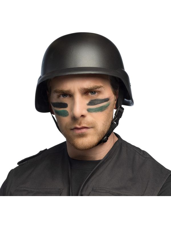 Zwarte Verstelbare Swat Helm