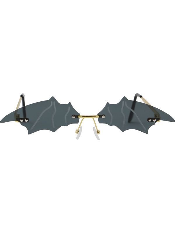 Zwarte Vleermuis Vleugels Bril Halloween