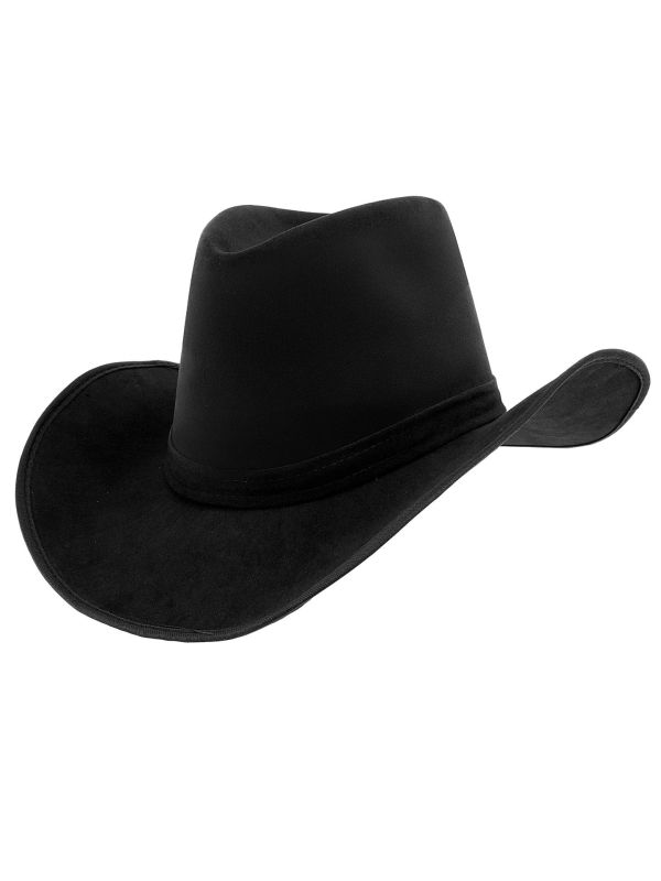 Zwarte Western Cowboyhoed Groot