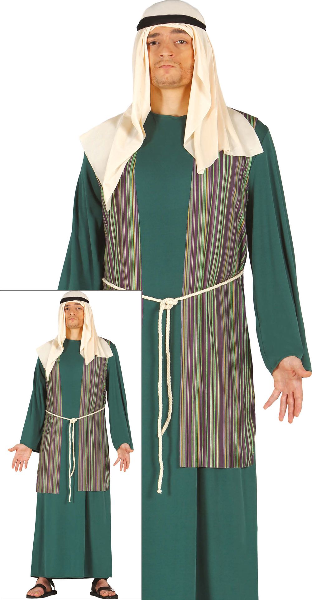 Drie Wijzen Kostuum Groen Carnavalskleding Nl