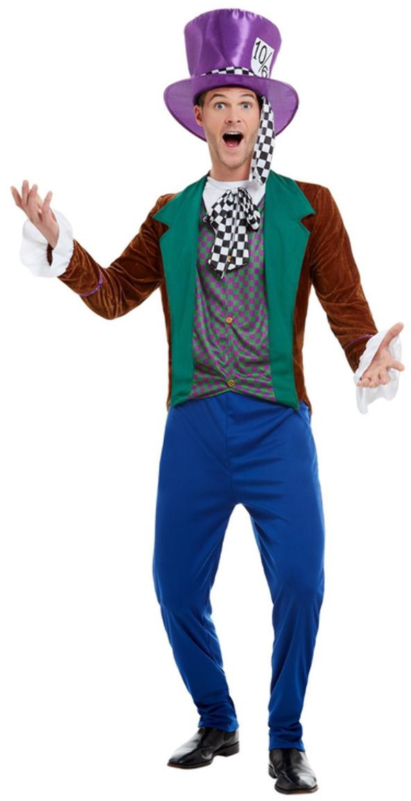 Multicolor Mad Hatter Kostuum Carnavalskleding Nl