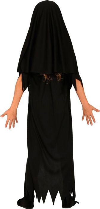 Thef934 The Nun Lange Zwarte Jurk Thedelhidawn Com