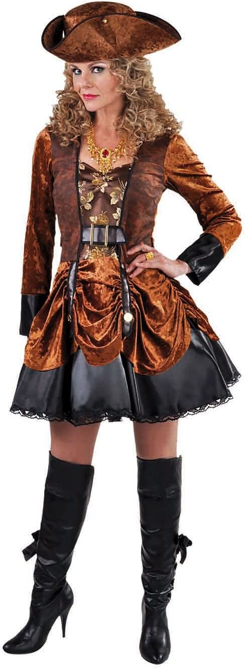 Bruine Steampunk Jurk Dames Carnavalskleding Nl