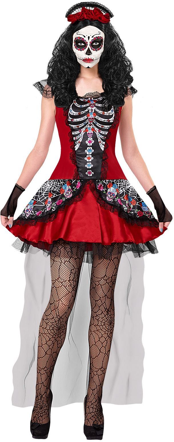 Dag Van De Doden Kostuum Dames Carnavalskleding Nl