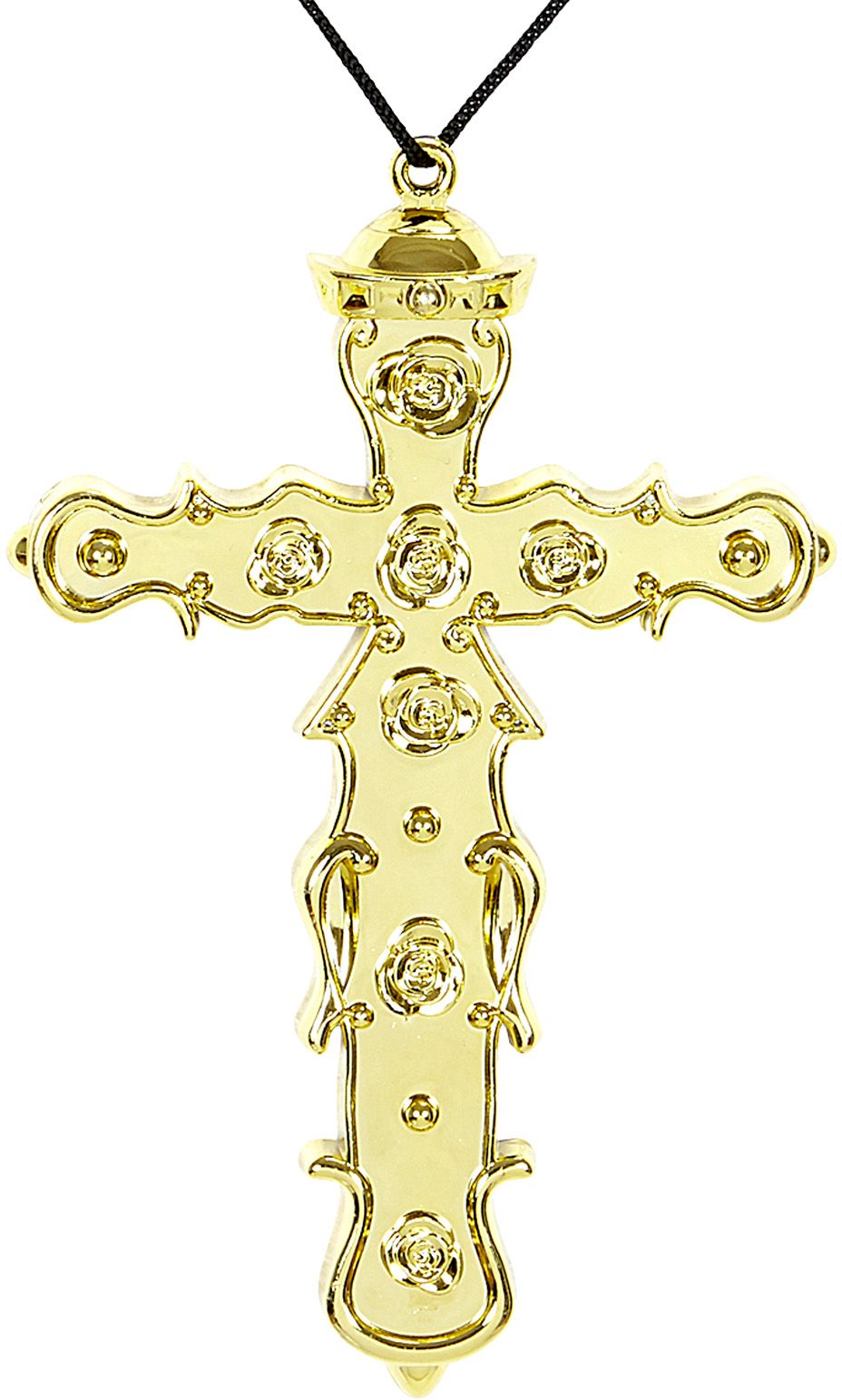 Wonderbaarlijk Gouden kruis ketting | Carnavalskleding.nl YZ-65