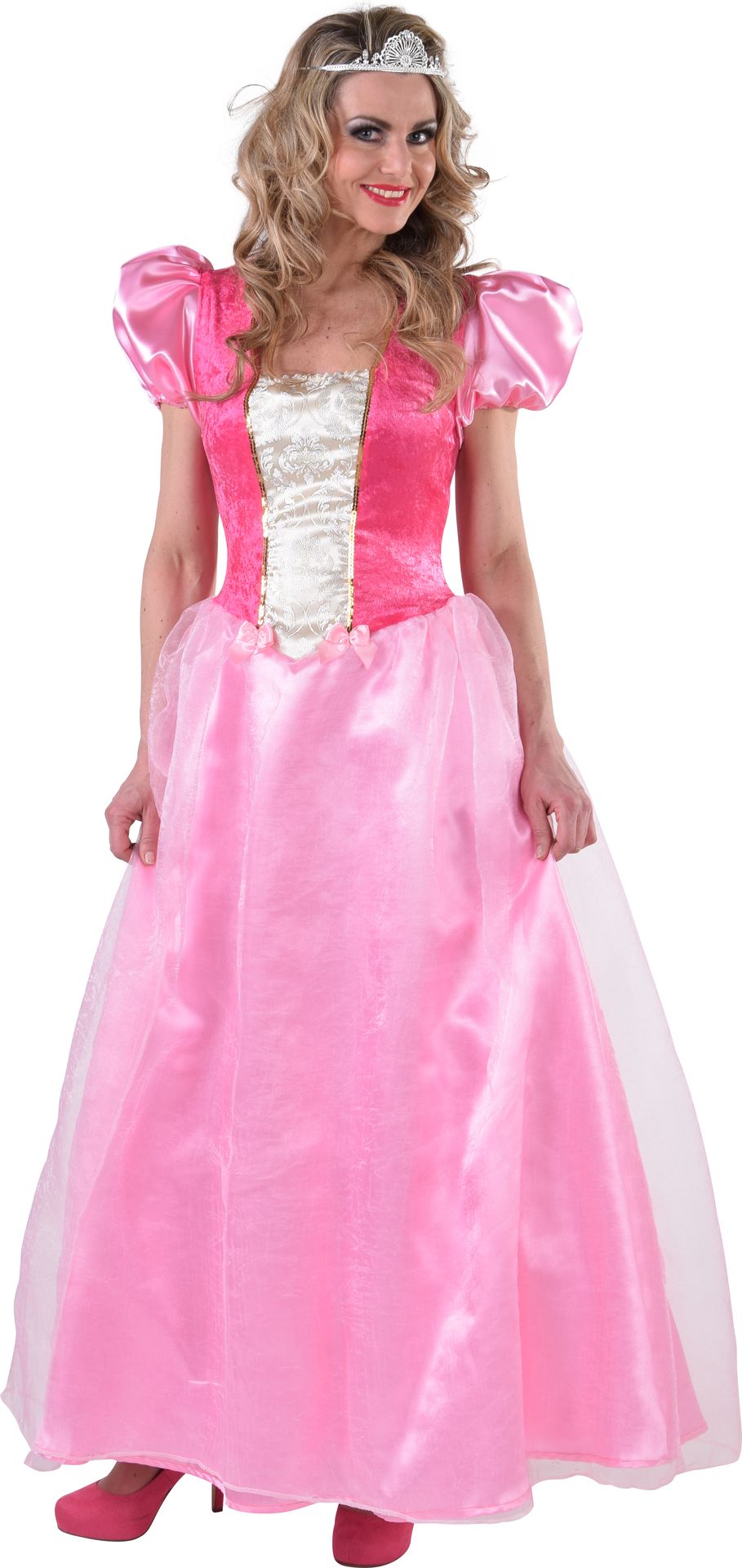 Betere Roze lange prinses jurk | Carnavalskleding.nl ZA-15