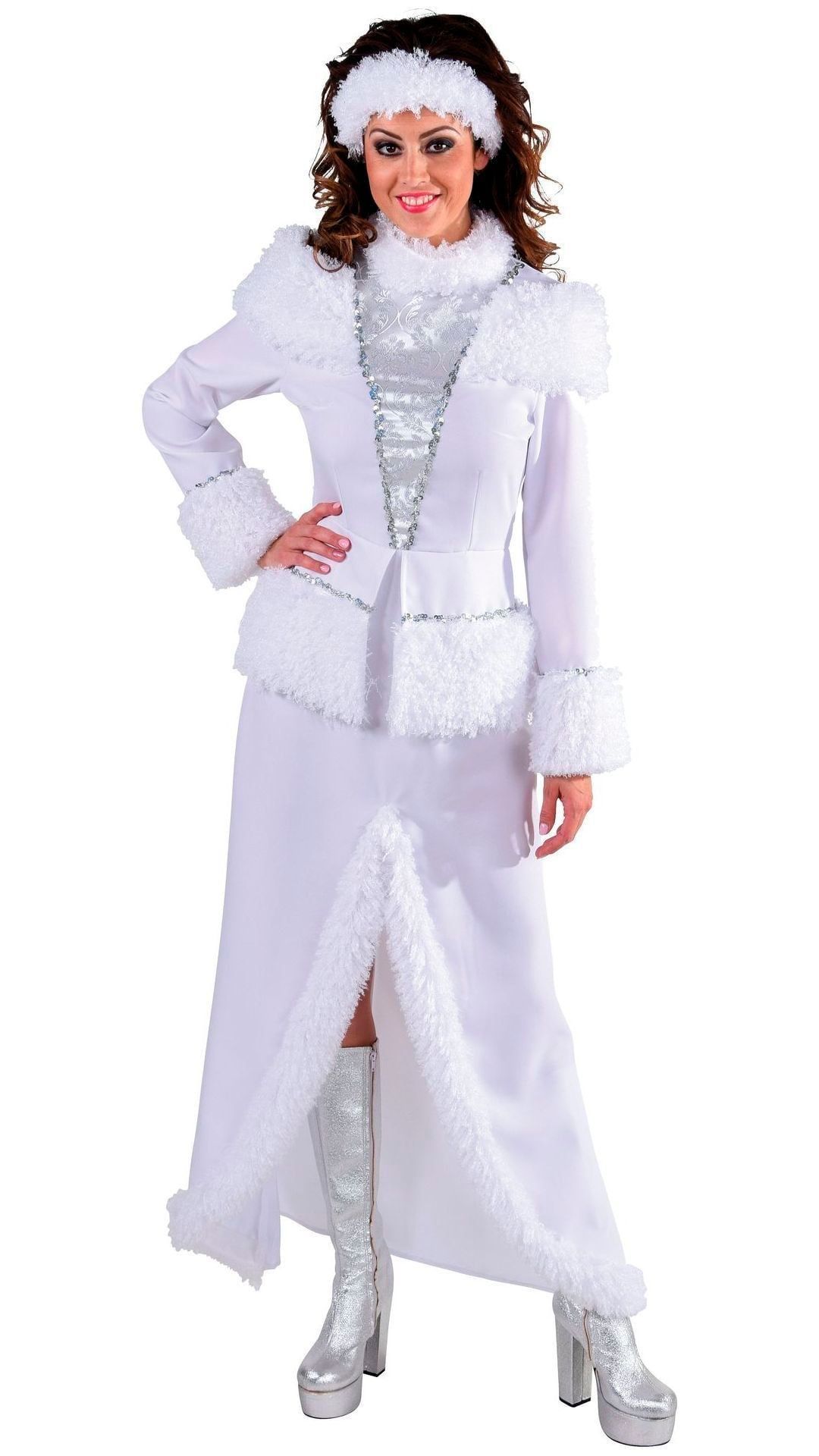Goede Witte ijsprinces outfit dames | Carnavalskleding.nl RI-12