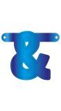 & Teken Banner Blauw