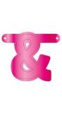 & Teken Banner Magenta