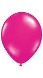 10 Magenta Roze Metallic Ballonnen 30cm