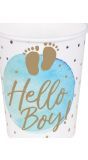 10 Papieren Bekertjes Baby Shower Jongen