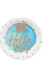 10 Papieren Bordjes Baby Shower Jongen