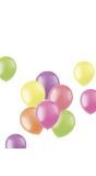 100 Ballonnen Bright Neons 30cm