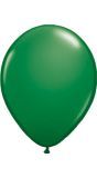 100 Donkergroene Metallic Ballonnen 30cm