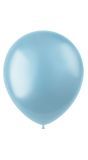 100 Metallic Ballonnen Sky Blue 33cm
