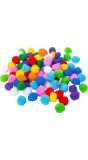 100 Pom Pom Balletjes