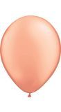 100 Rose Goudkleurige Ballonnen 13cm