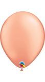 100 Rose Goudkleurige Ballonnen 28cm