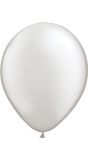 100 Zilveren Metallic Ballonnen 30cm