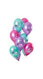 12 Ballonnen Dino's Paars Metallic 30cm