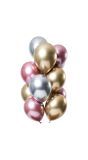 12 Ballonnen Mirror Effect Morganite 33cm
