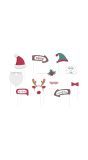 12 Papieren Kerstmis Foto Accessoires