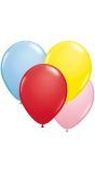 15 Gekleurde Ballonnen Mix 25cm Latex