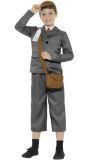 1940 Grijs Jongens Kostuum Ww Ii