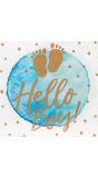 20 Papieren Servetten Baby Shower Jongen
