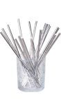 20 Zilveren Rietjes Papier