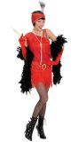 20's Rode Flapper Jurk Rotterdam