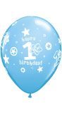 25 1Ste Verjaardag Ballonnen Jongen