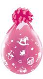 25 Stuffer Ballonnen Baby's Nursery Roze 45cm