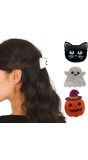 3 Haarclips Halloween Figuren