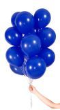 30 Donkerblauwe Ballonnen met Lint 23cm