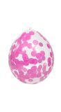 4 Ballonnen met Roze Confetti 30cm