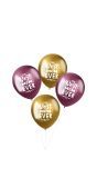 4 Ballonnen Shimmer Best Mom Ever 33cm
