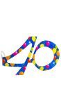 40 Jaar Ballonnen Feest Bril Blauw