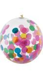 5 Gekleurde Confetti Ballonnen