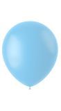 50 Ballonnen Powder Blue Mat 33cm