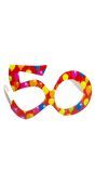 50 Jaar Ballonnen Feest Bril Rood